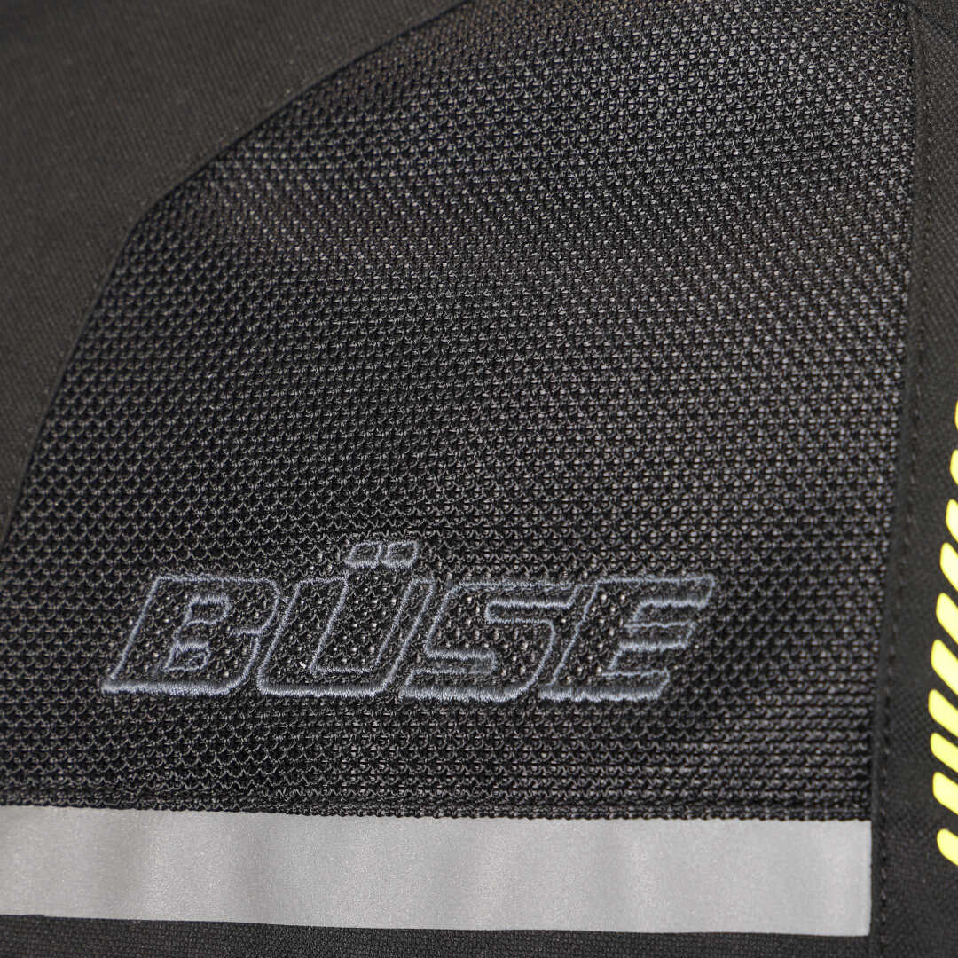 Side view of Büse Livorno Motorcycle Textile Jacket, black, Size 4XL for Men