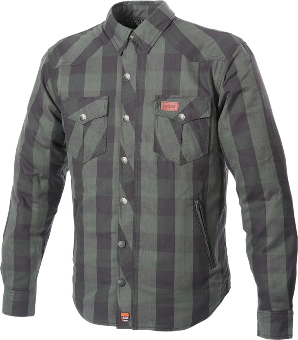 Büse Fairbanks Motorcycle Shirt, green, Size S, green, Size S