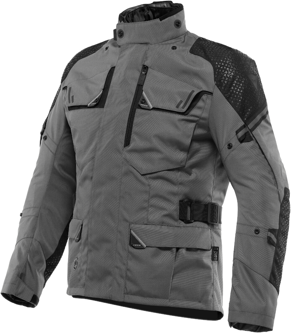 Dainese Ladakh 3L D-Dry Мотоцикл Текстильная куртка Серый/Черный 44 