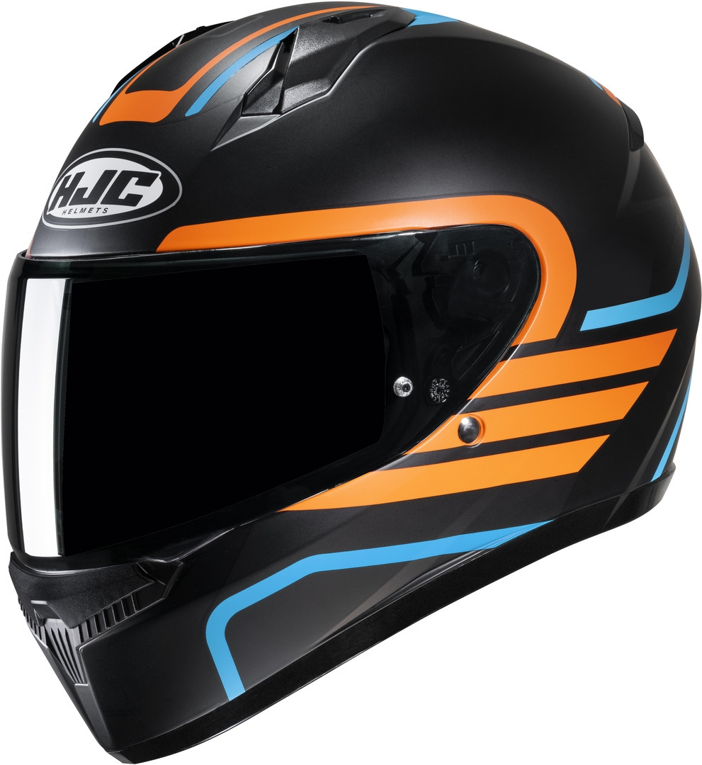 HJC C10 Lito Helmet, black-orange, Size XS 54 55, black-orange, Size XS 54 55
