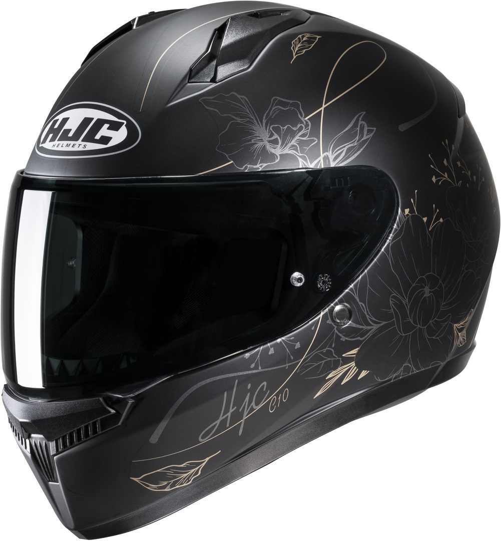 HJC C10 Epik Женский шлем Черный/Золотистый XXXS (50/51) 