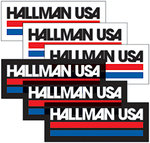 Thor Hallman USA Ensemble d’autocollants - 6 pièces