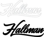 Thor Hallman Original Die-Cut 7" Décalcomanies - 2 pièces