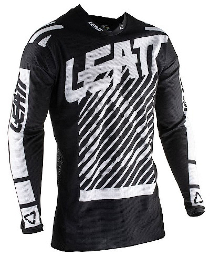 Leatt GPX 4.5 Lite Motocross Jersey, black-white, Size 3XL, black-white, Size 3XL