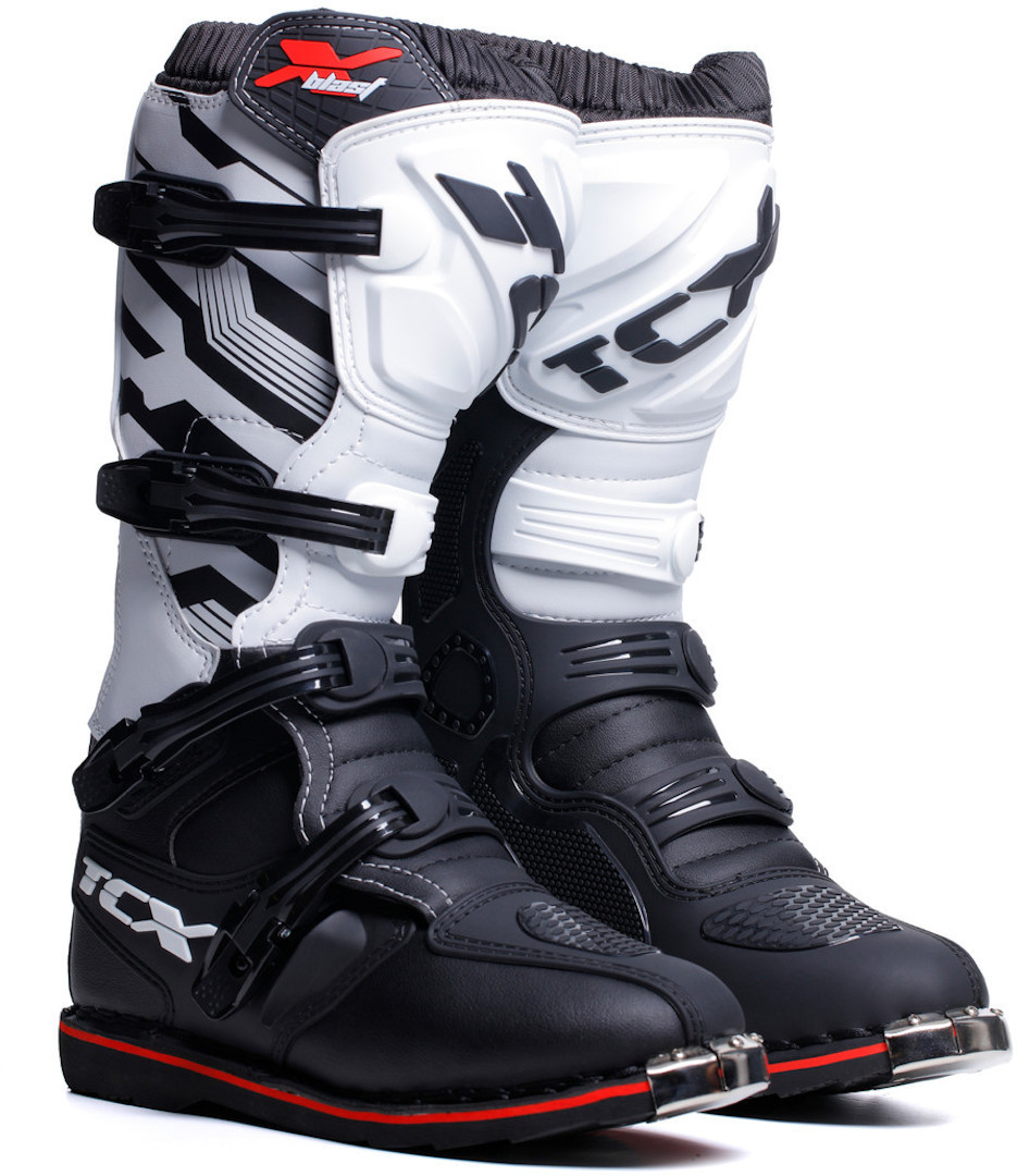 TCX X-Blast 2023 Motocross Boots, black-white, Size 38, black-white, Size 38