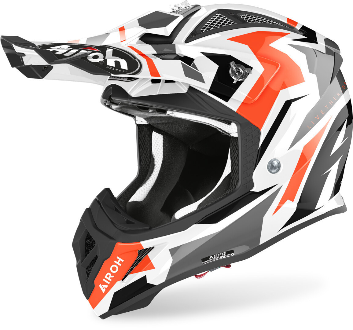 Airoh Aviator ACE Swoop Motocross Helmet, orange, Size XS, orange, Size XS
