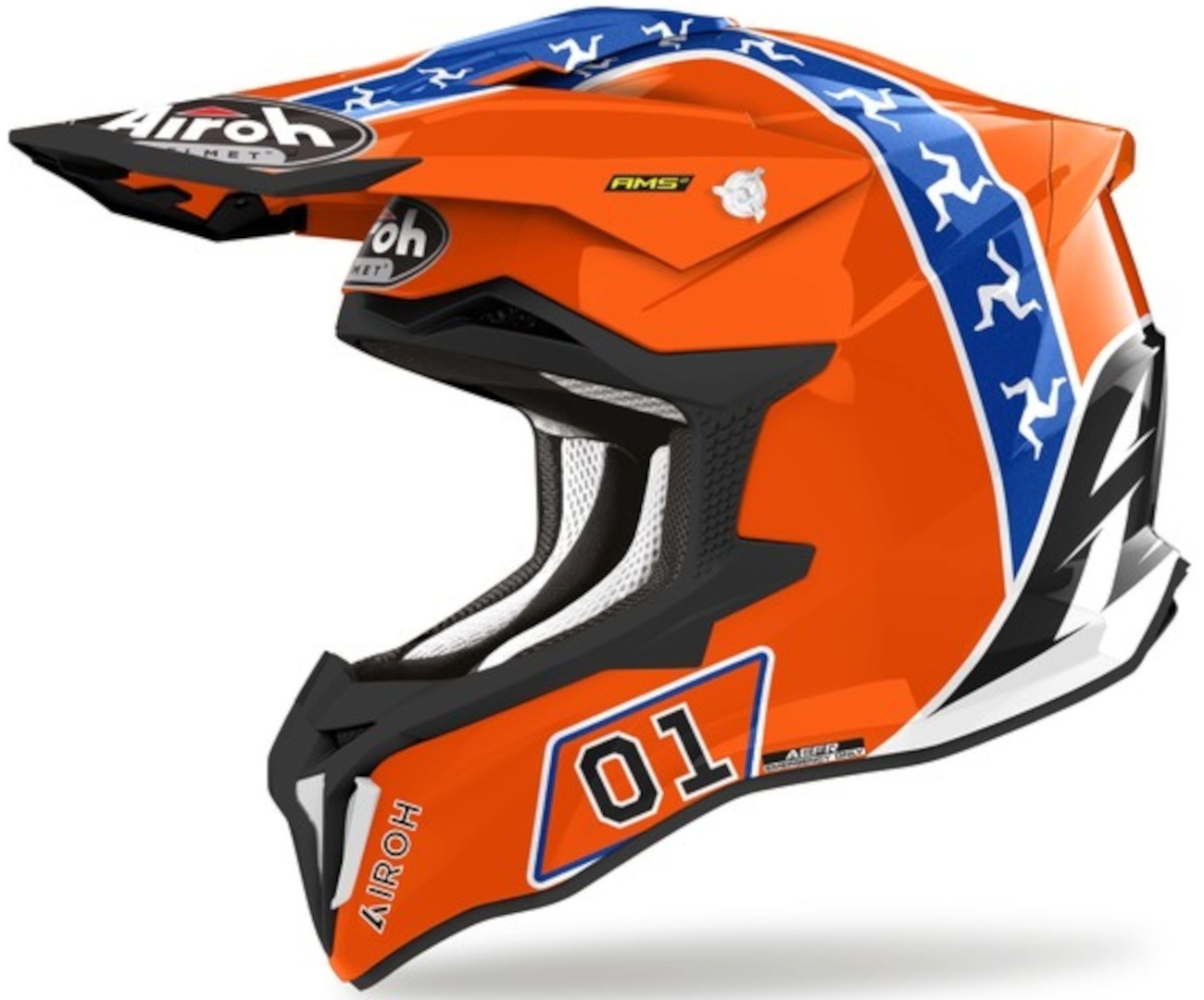 Airoh Strycker Hazzard Casque de motocross