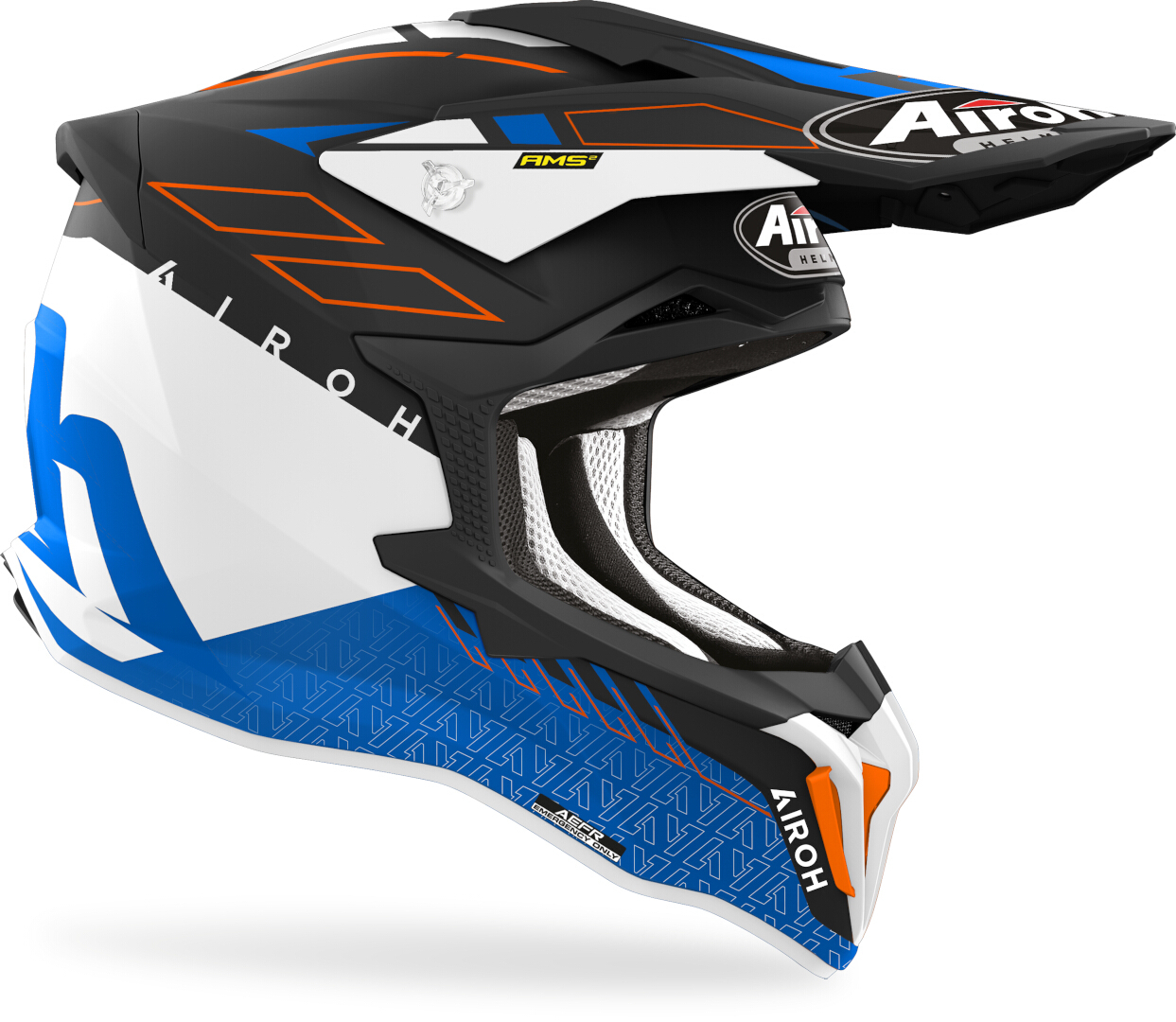 AIROH STRYCKER SKIN BLUE MATT HELMET