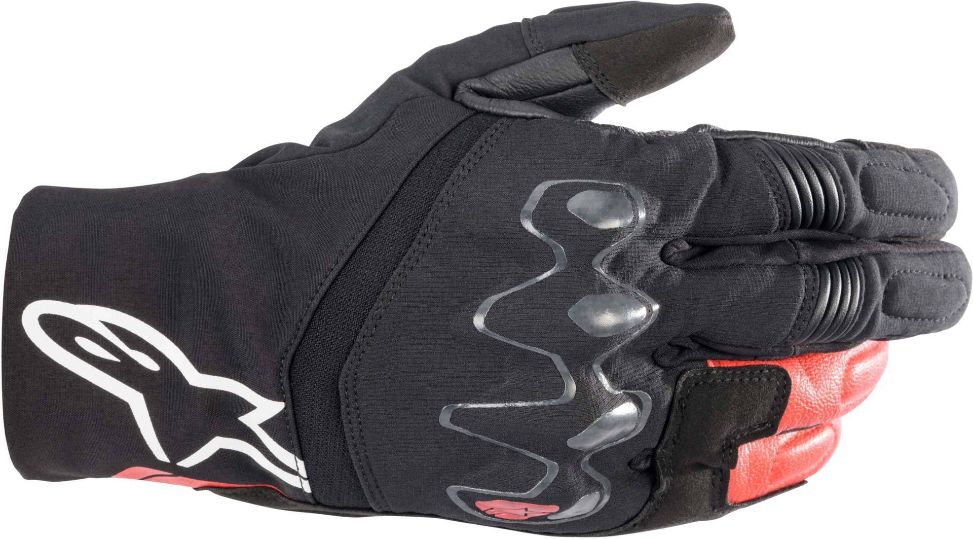 Alpinestars Hyde XT Drystar® XF waterproof Motorcycle Gloves, black-red, Size M, M Black Red unisex