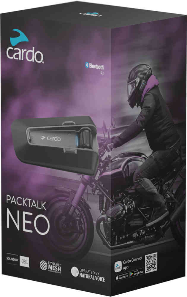 Cardo Packtalk Neo Paquete único del sistema de comunicación