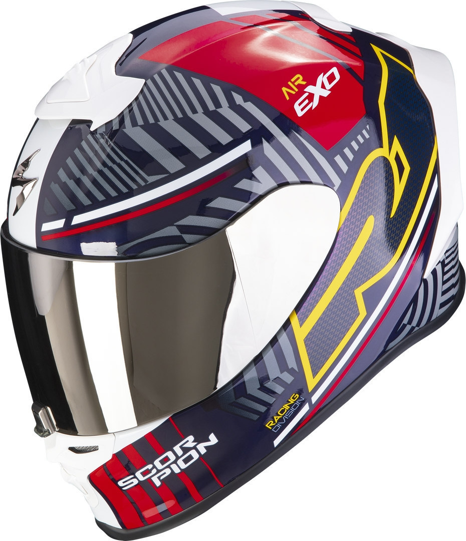 Scorpion EXO-R1 Evo Air Victory Helmet, red-blue, Size XS, red-blue, Size XS