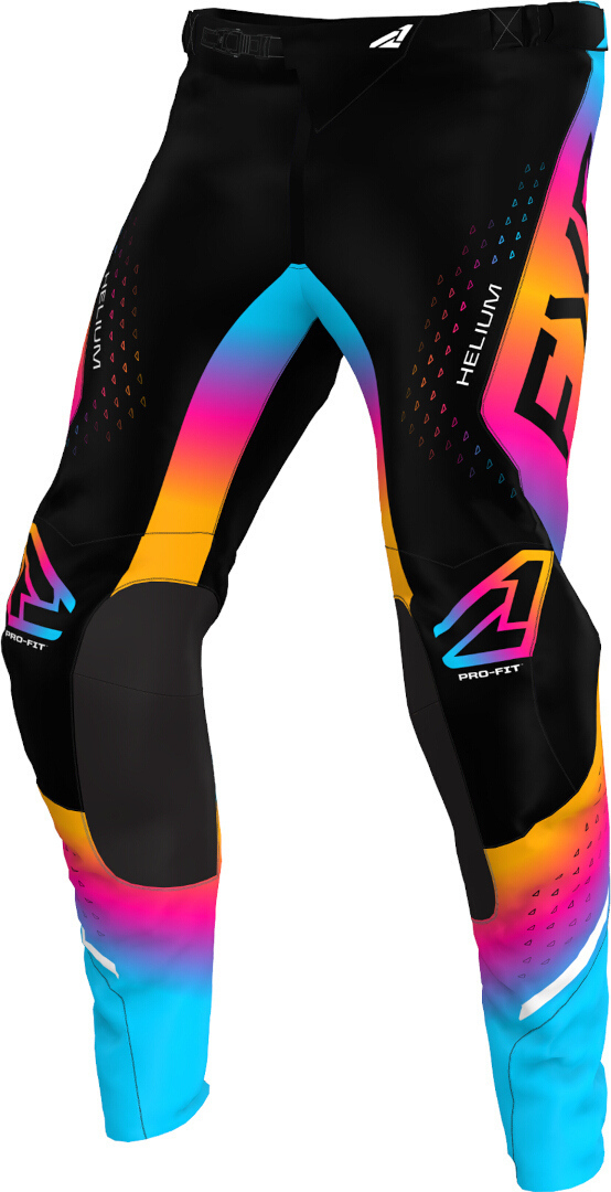 FXR Helium Youth Motocross Pants, black-blue, Size XL, black-blue, Size XL