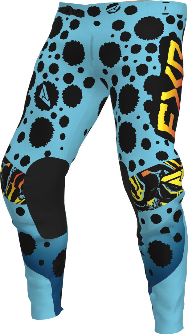 FXR Podium 2023 Youth Motocross Pants, black-blue, Size XL, black-blue, Size XL
