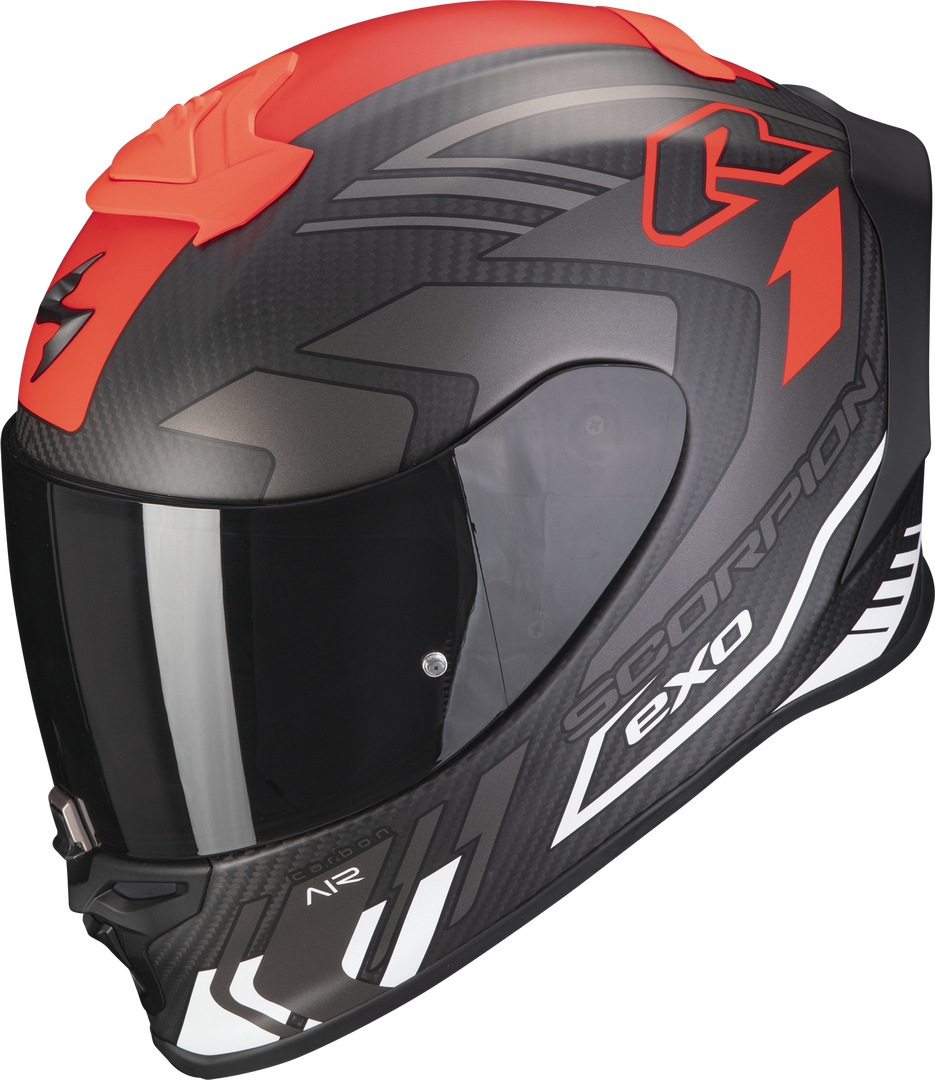 Scorpion EXO-R1 Evo Air Supra Kolfiberhjälm, svart-röd, storlek S