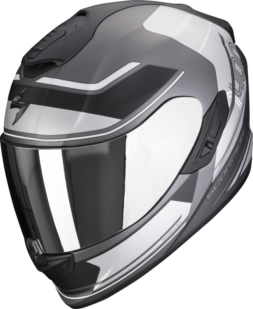 Scorpion EXO-1400 Evo Air Vittoria Helm, grijs, afmeting XS
