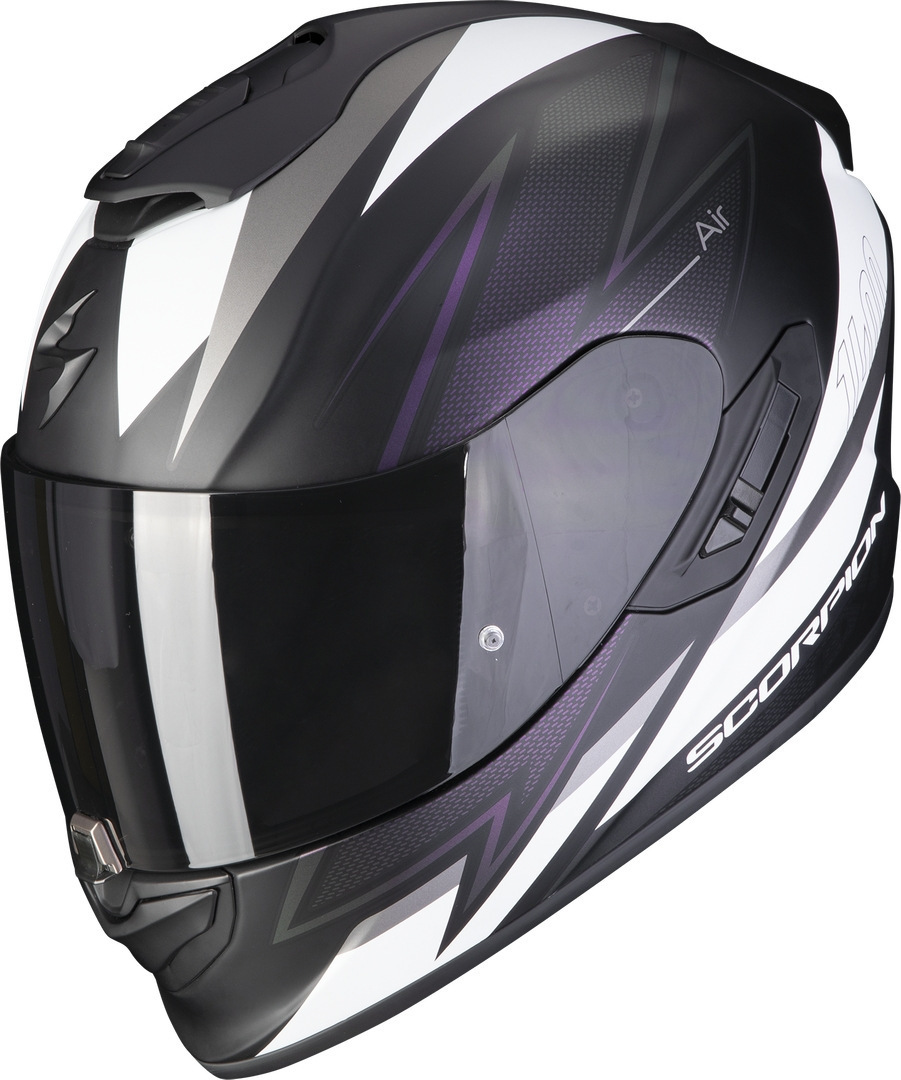 Scorpion EXO-1400 Evo Air Thelios Helmet, black-purple, Size L, black-purple, Size L