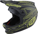 Troy Lee Designs D3 Fiberlite Spiderstripe Downhill Helm