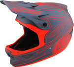 Troy Lee Designs D3 Fiberlite Spiderstripe Downhill Helm