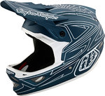 Troy Lee Designs D3 Fiberlite Spiderstripe Casque de descente