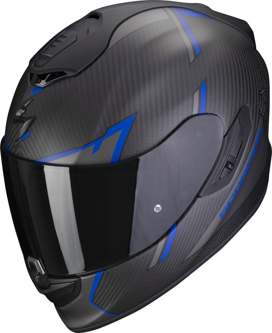 Scorpion EXO-1400 Evo Air Kendal Carbon Helmet, black-blue, Size XS, black-blue, Size XS