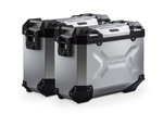 Sistema de caja de aluminio SW-Motech TRAX ADV - Plata. 37/37 l. Moto Morini X-Cabo 650 (21-).