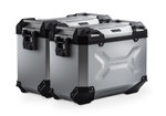 Sistema de caja de aluminio SW-Motech TRAX ADV - Plata. 45/45 l. Moto Morini X-Cape 650 (21-).