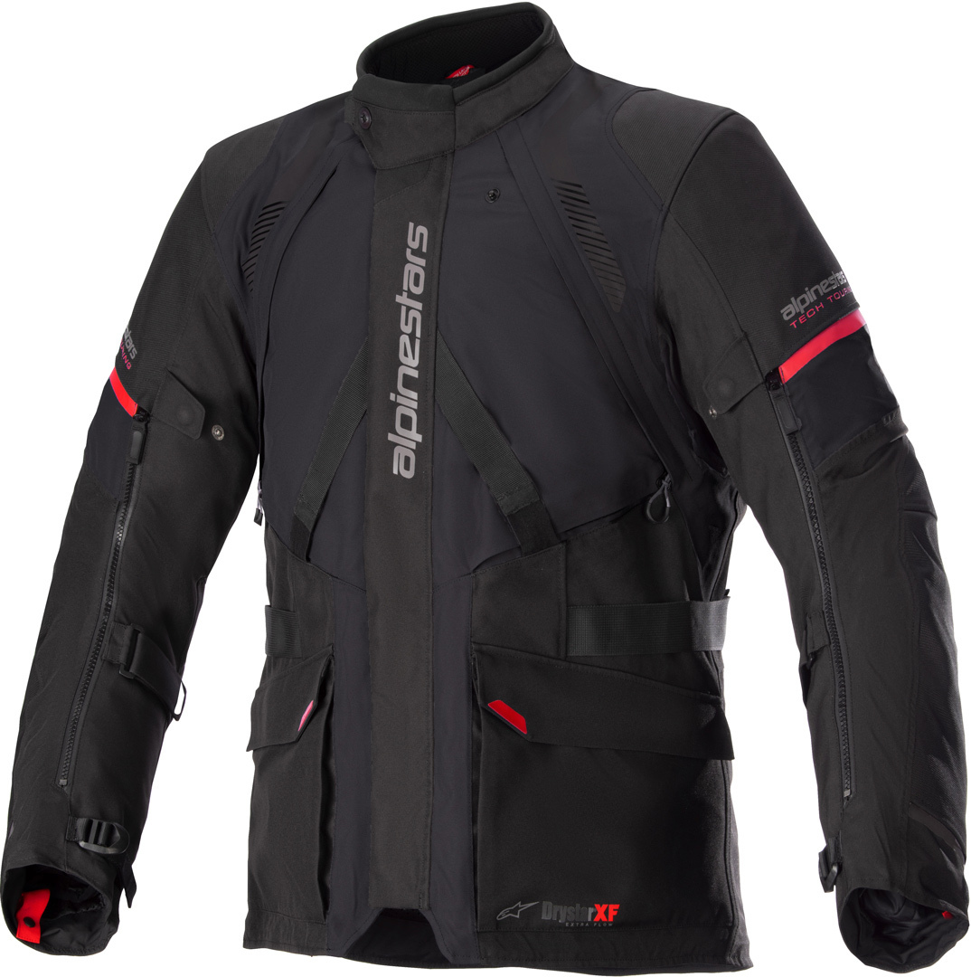 Alpinestars Monteira Drystar® XF водонепроницаемая мотоциклетная текстильная куртка Черный/Красный 4XL 