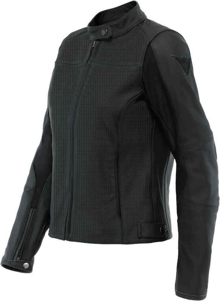 Dainese Razon 2 perforierte Damen Motorrad Lederjacke