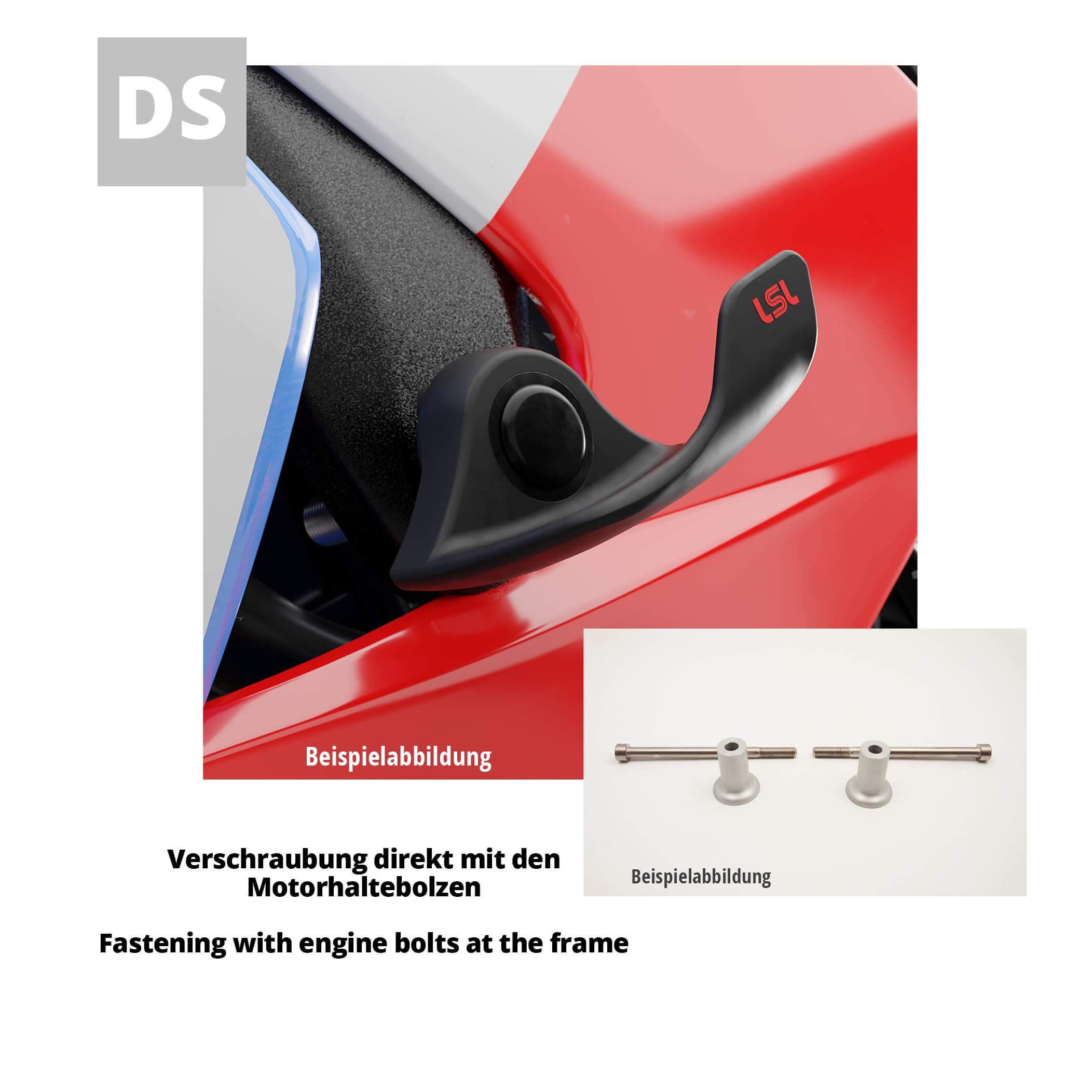 LSL SlideWing® mounting kit, Kit CB500F 13-, silver, silver