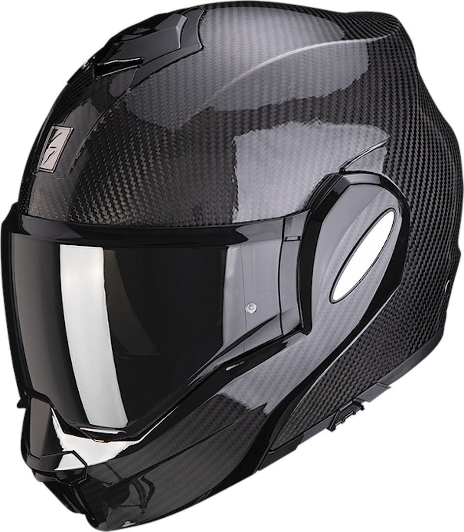 Scorpion Exo-Tech Evo Solid Carbon Helm, zwart, afmeting 2XL