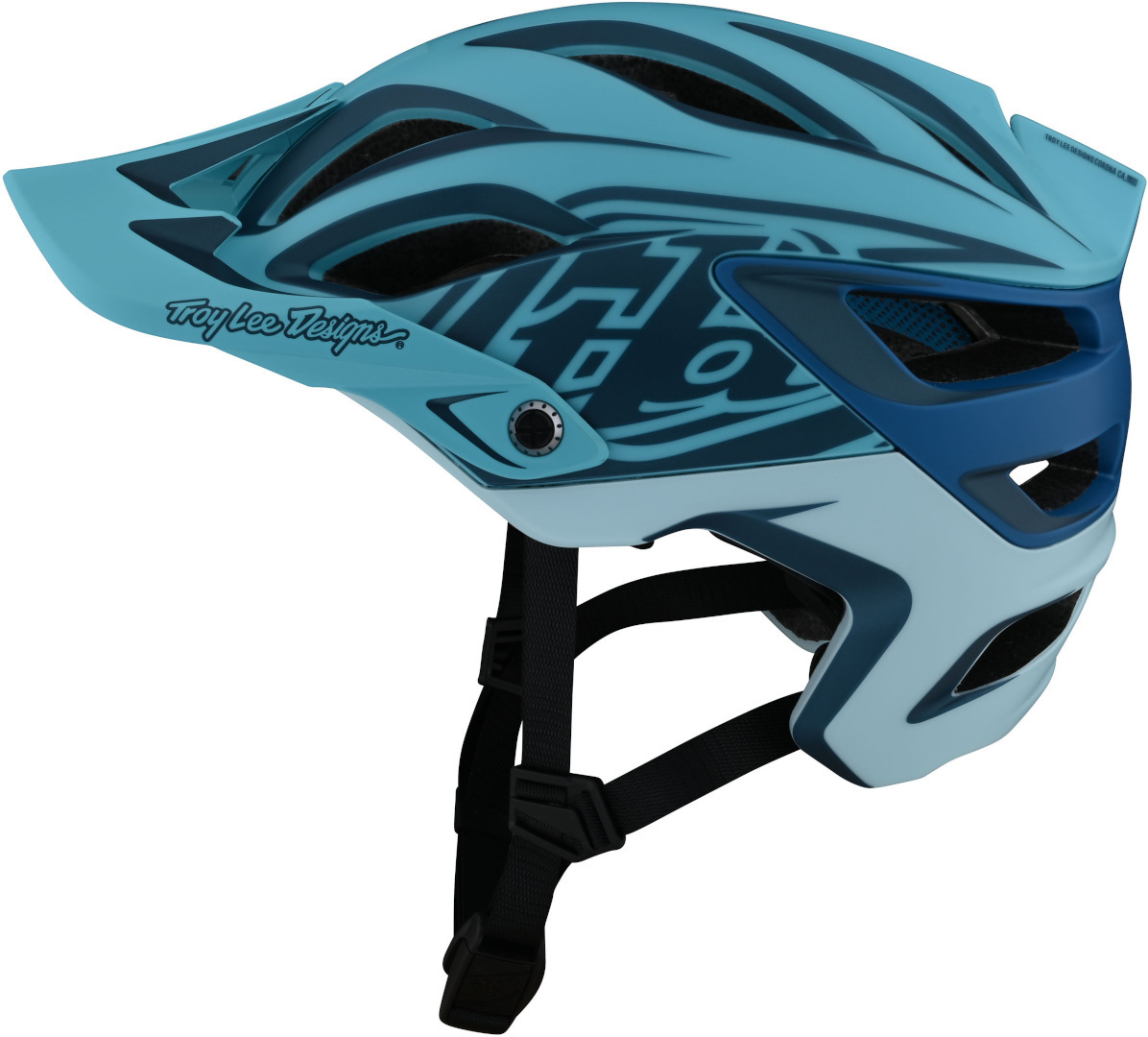 Troy Lee Designs A3 MIPS Uno Water Casque de vélo, bleu