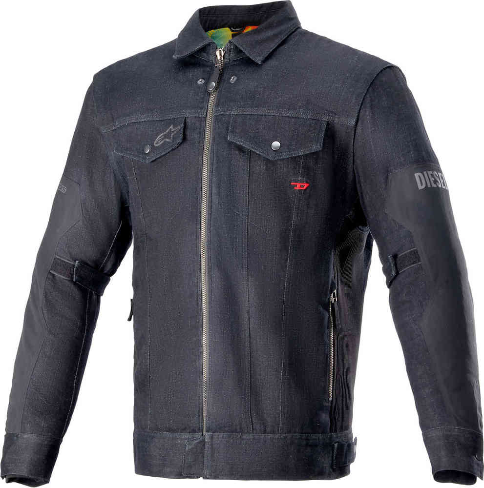 Alpinestars AS-DSL Kentaro Denim Moottoripyörän tekstiilitakki