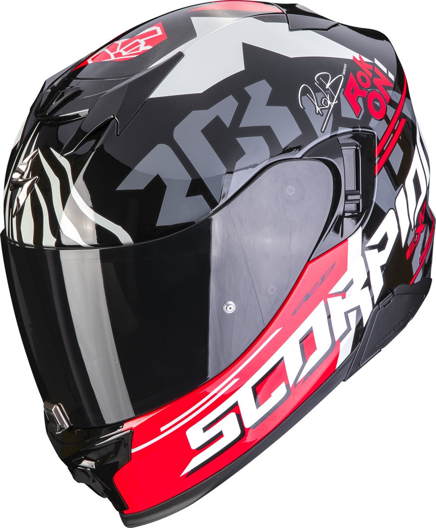 Scorpion EXO-520 Evo Air Rok Bagoros Helmet, black-red, Size XS, black-red, Size XS