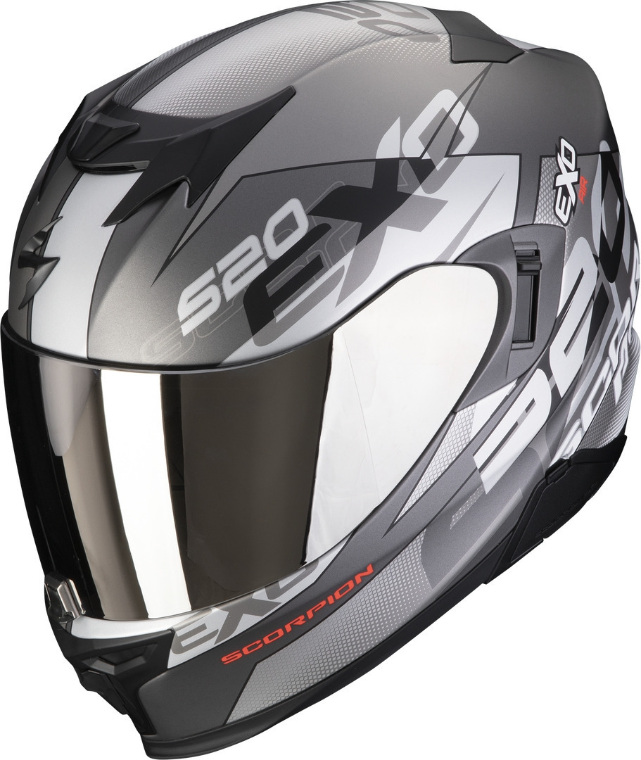 Scorpion EXO-520 Evo Air Cover Helmet, grey, Size XS, grey, Size XS