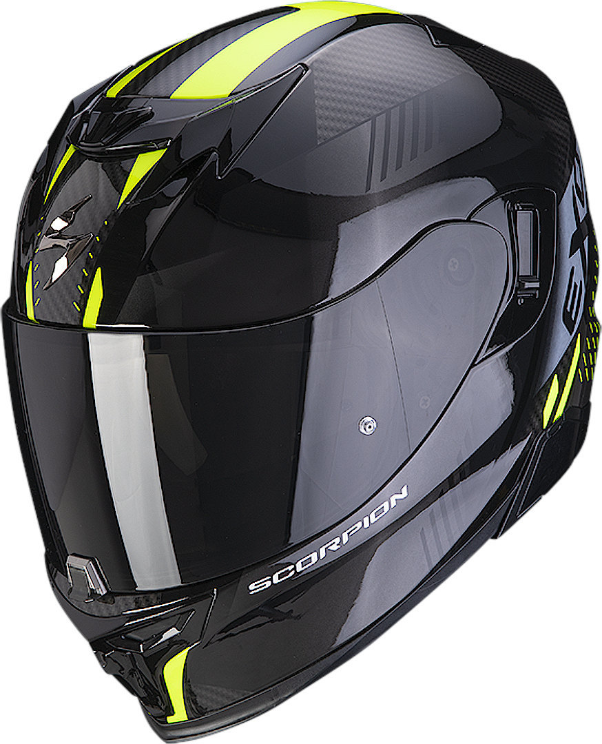 Scorpion EXO-520 Evo Air Laten Helmet, black-yellow, Size XS, black-yellow, Size XS