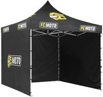 FC-Moto 2.0 3 x 3 m Tenda in acciaio con pareti laterali