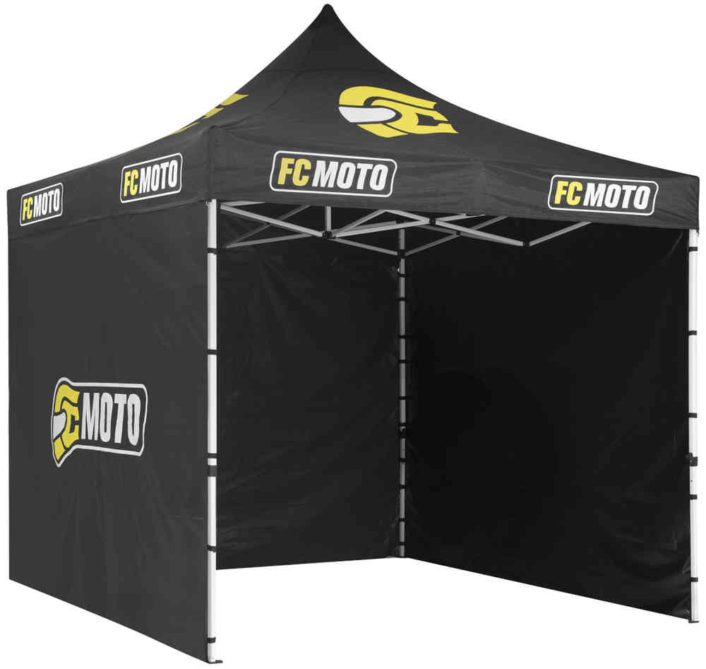 FC-Moto 2.0 3 x 3 m Tenda de aço com conjunto de paredes laterais