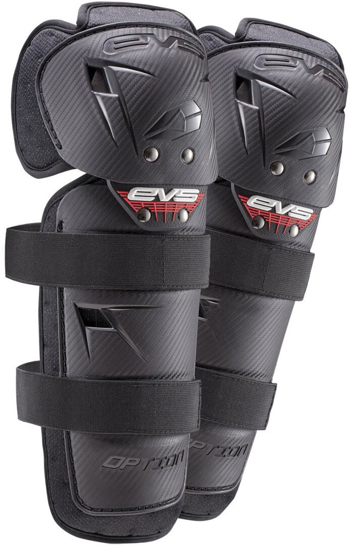 EVS Option Protège-genoux / tibia pour enfants, noir pour Des gamins