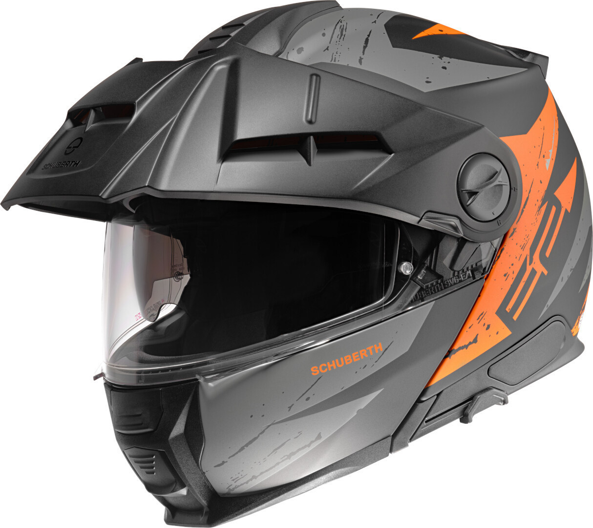 Schuberth E2 Explorer Шлем Черный матовый/Оранжевый XXXL (65) 