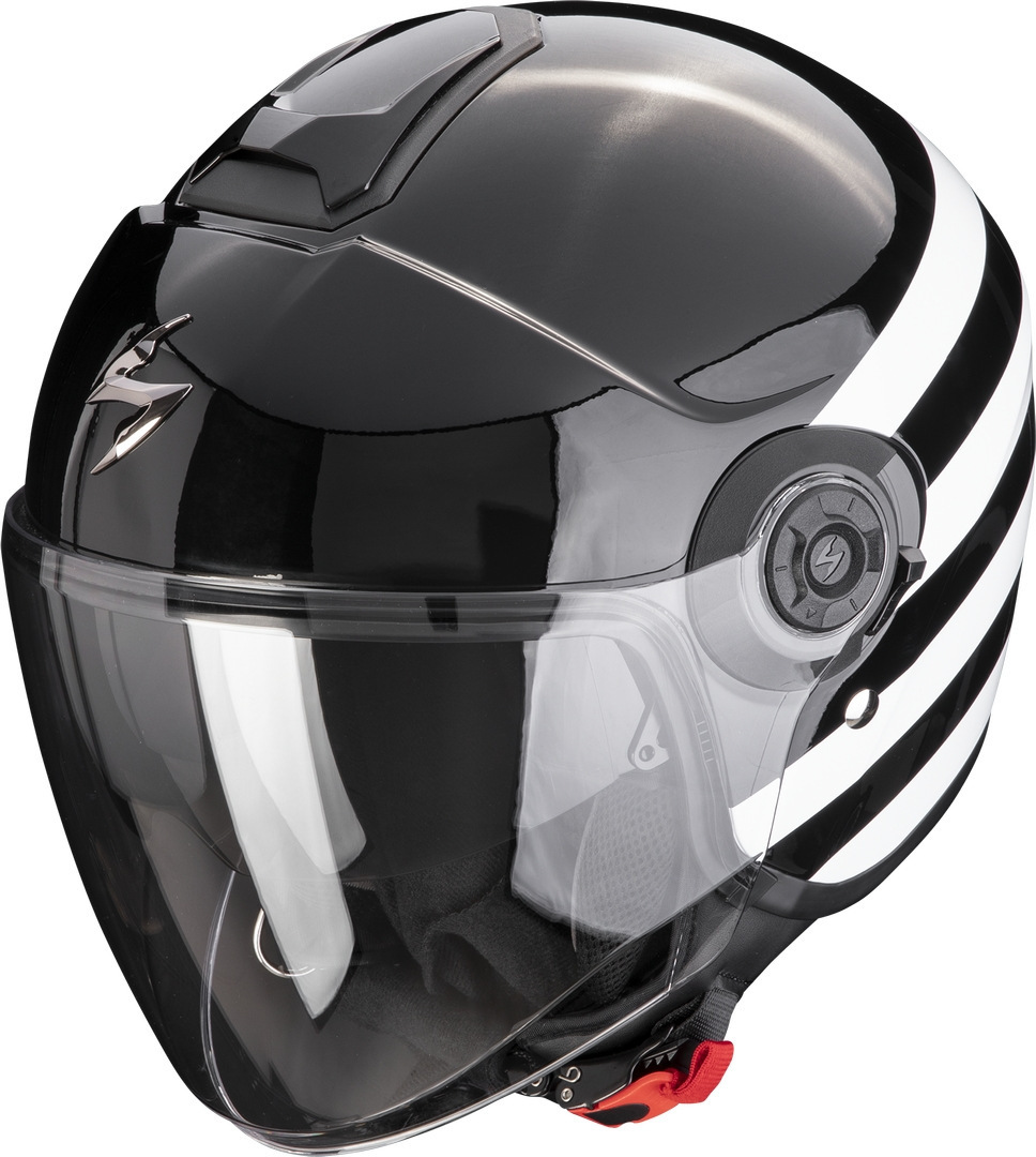 Scorpion Exo-City II Bee Jet Helmet, black-white, Size XS 54 55, black-white, Size XS 54 55
