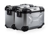 Preview image for SW-Motech TRAX ADV aluminium case system - Silver. 45/37 l. Ducati DesertX (22-).