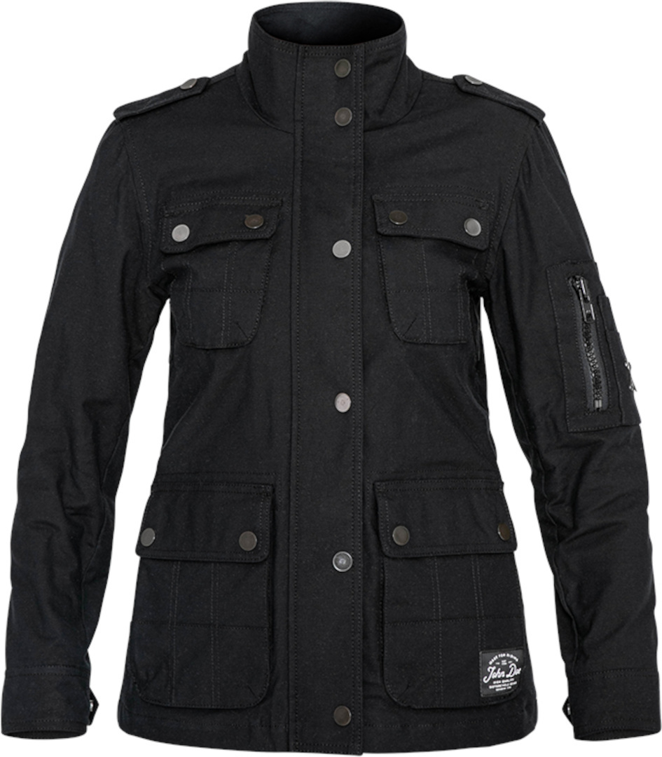 John Doe Explorer XTM Ladies Motorcycle Textile Jacket, black, Size XS for Women, black, Size XS for Women