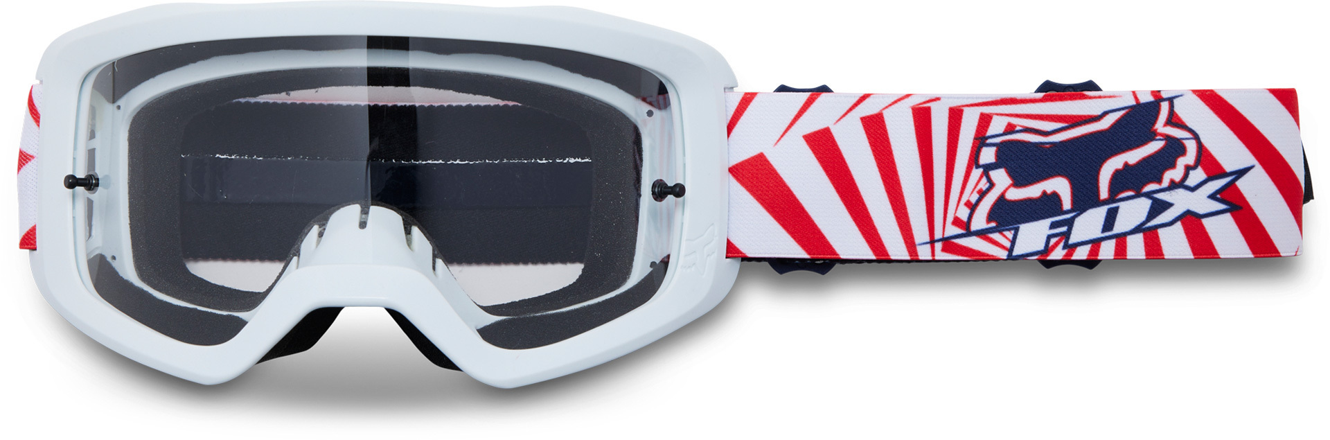 FOX Main Goat Spark Lunettes de motocross, rouge-bleu