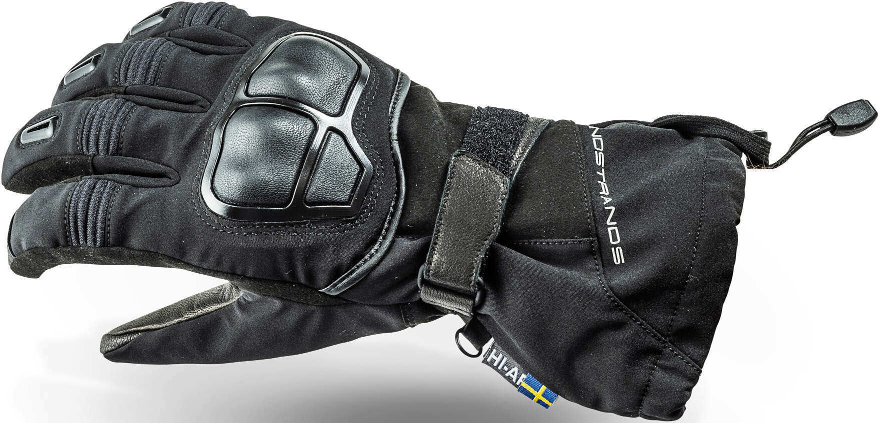 Lindstrands Hede gants de moto imperméables, noir, taille 5XL pour Hommes
