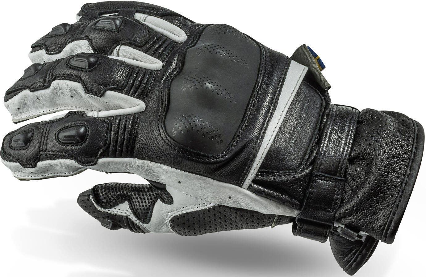 Lindstrands Holen Motorradhandschuhe, schwarz-weiss, Größe XL, schwarz-weiss, Größe XL