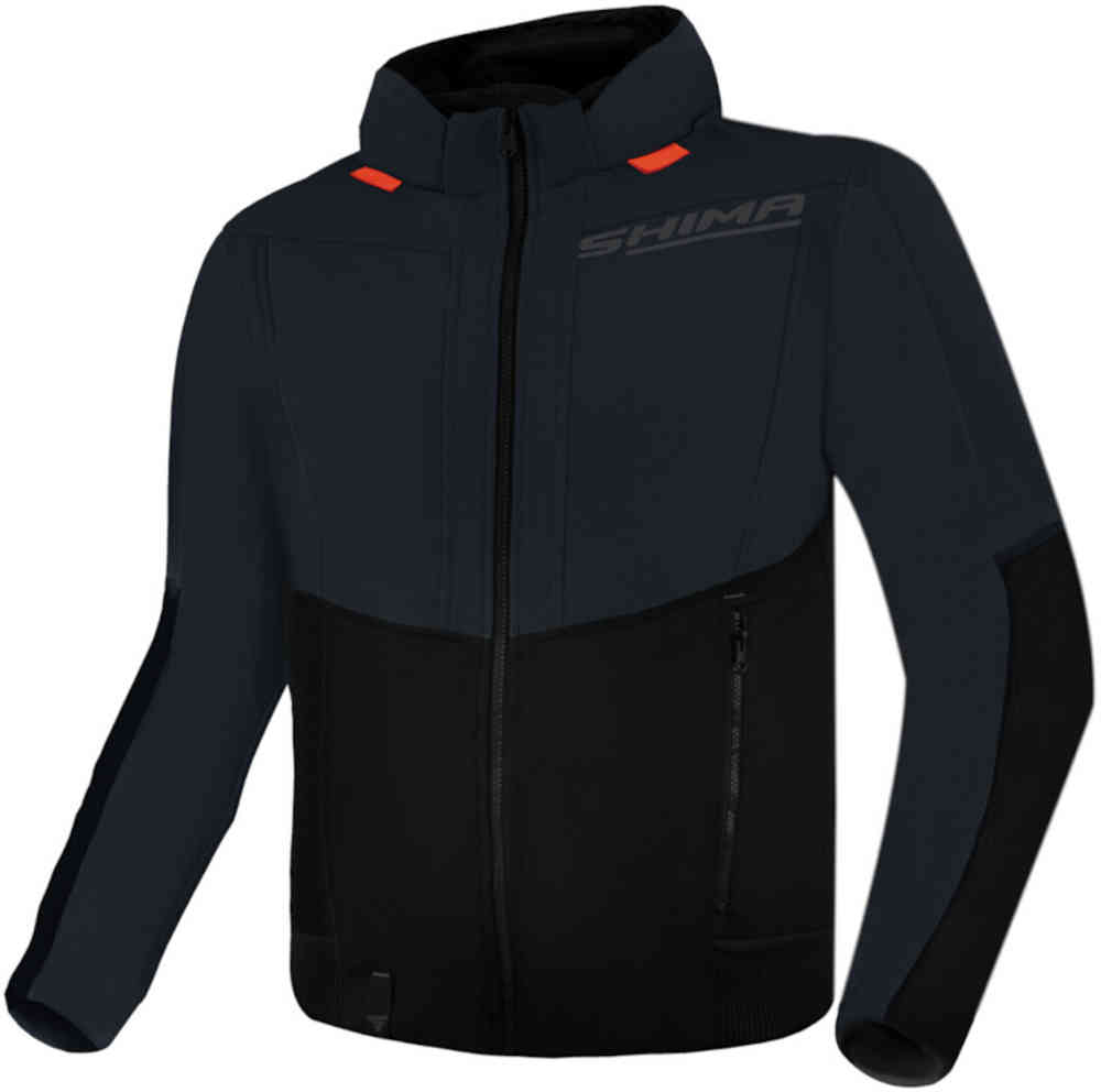 SHIMA Daybreaker Sudadera con capucha con cremallera para motocicleta