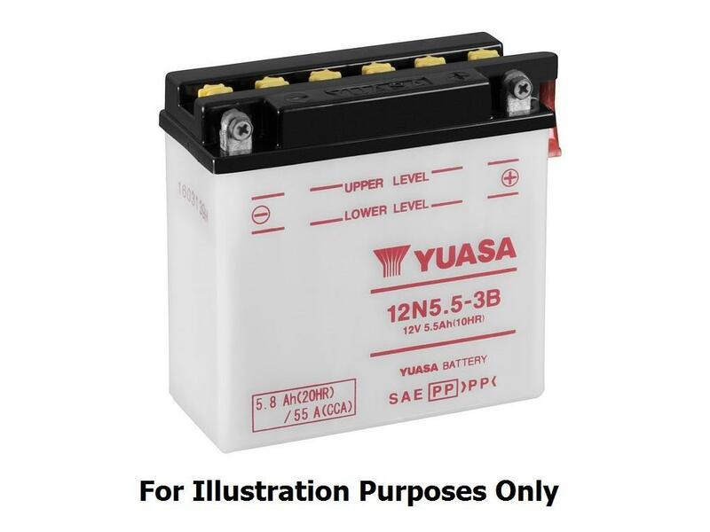 YUASA YUASA konventionelt YUASA-batteri uden syrepakke - 12N24-3A Batteri uden syrepakke