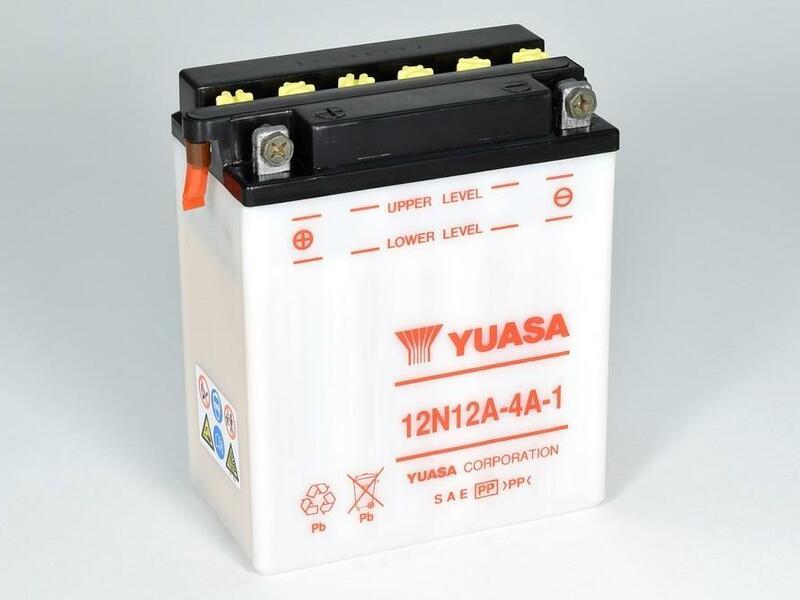 YUASA YUASA conventionele YUASA batterij zonder zuur pack - 12N12A-4A-1 Batterij zonder acid pack