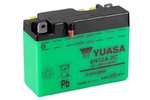 YUASA ユアサ従来のユアサバッテリー アシッドパックなし - 6N12A-2C/B54-6 酸パックなしのバッテリー