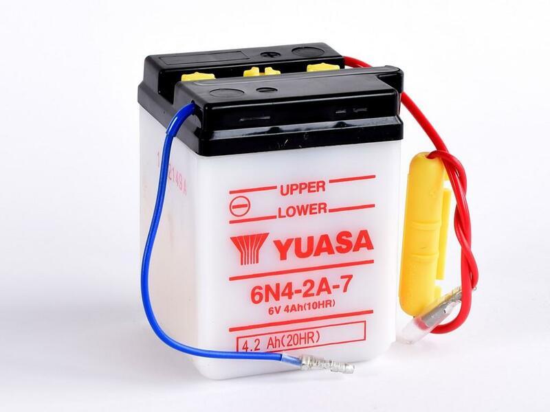 YUASA 6N4-2A-7 Batterie sans pack acide